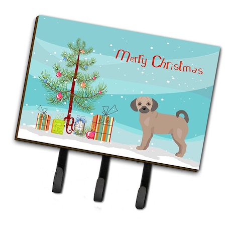 Carolines Treasures Fawn Puggle Christmas Tree Leash or Key Holder CK3864TH68